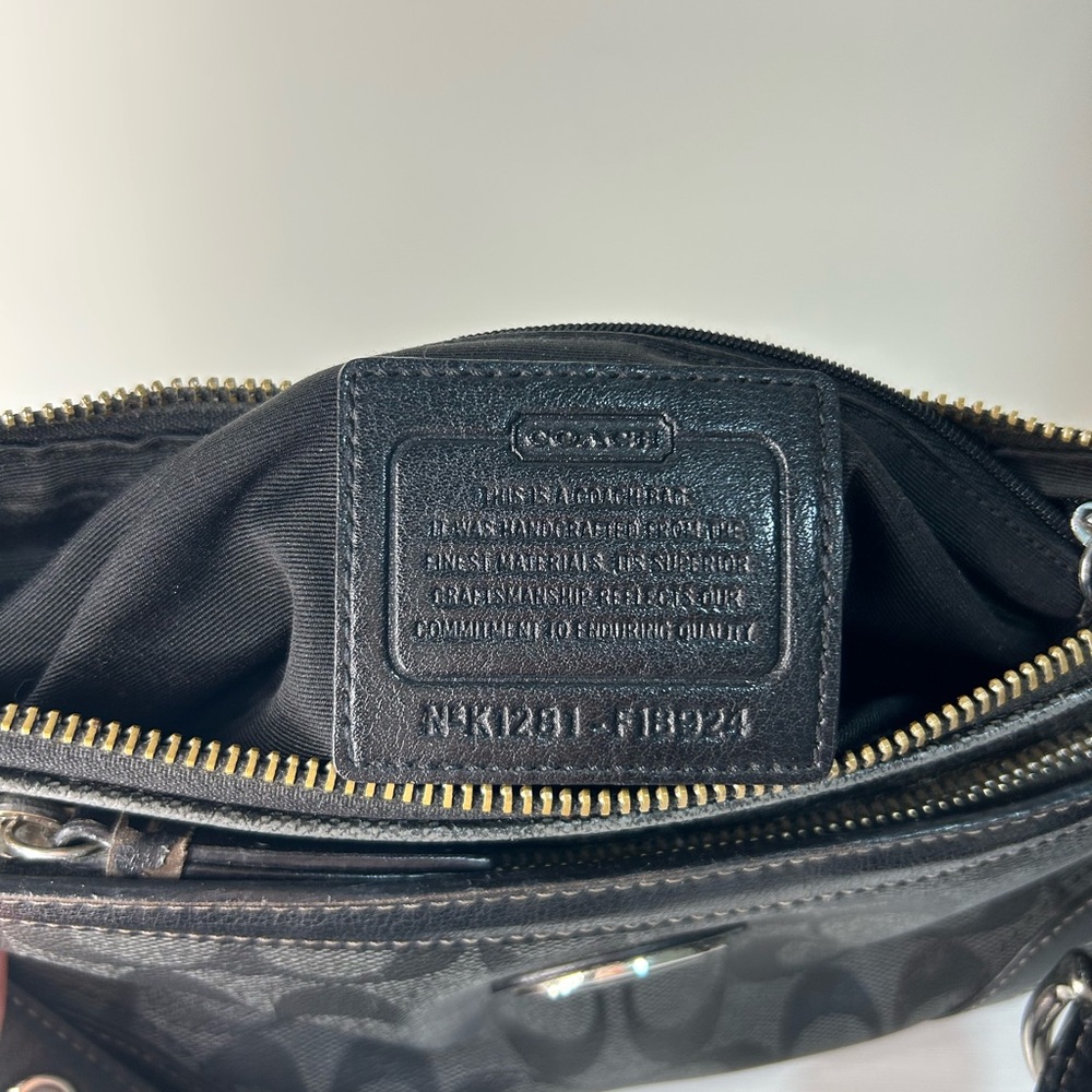 Coach Leather Black Bag - Picture 3 of 3